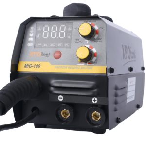 140A MIG Welder,110V 220V Dual Voltage Multiprocess Welder,Gas Gasless MIG Welding Machine,4 In 1 Flux MIG Solid Wire Lift TIG Stick  Welder