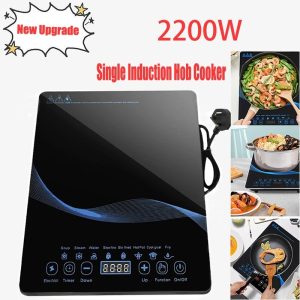 Compact Induction Cooker With High Power Output Timer  Safety Lock Included