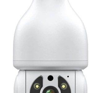 1080p Ptz E27 Socket Bulb Camera 360 Degree Cmos Sensor Network Camera Cctv Security Light Bulb Camera