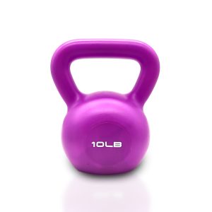 10lbs Kettlebell Set, Strength Training Kettlebells Weight Set For Women, Vinyl Coated Kettle Bell For Home Gym Workout Weight Lifting Equipment, Comfortable Grip Wide Handle Weights