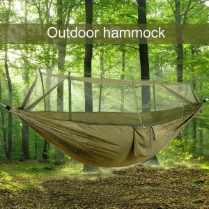 2025 Upgraded Version Ultra-light Camping Hammock With Mosquito Net, Double-layer Anti-mosquito Net, 0.8kg Portable Hammock, Load-bearing Capacity Of 400 Pounds, Can Accommodate 1-2 People