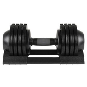 52 Lb Adjustable Steel And Plastic Dumbbells