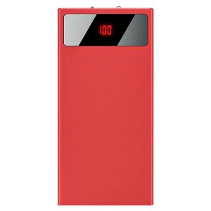 20000mAh Power Bank Ultra Thin External Battery Pack Phone Charger Dual USB Flashlight Battery Remain Display