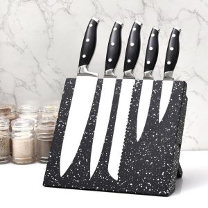 Magnetic Knife Holder Knife Block Rack Kitchen Organisation Cutlery Set Storage