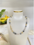 Crystal Pearl Copper Alloy Necklace-- Only Self Pickup