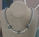 Crystal Pearl Copper Necklace--Only Self Pickup