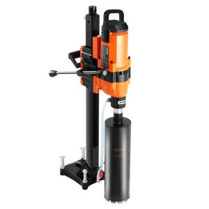 Core Drill Machine 0.8-11.8in Dia 3500W Diamond Core Drill Rig With Stand
