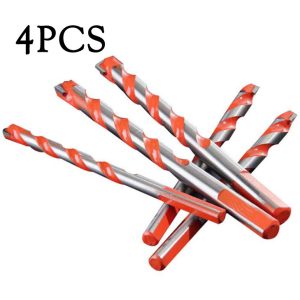 4x Ultimate Drill Bits Multifunctional Ceramic Glass Punching Hole Working Set