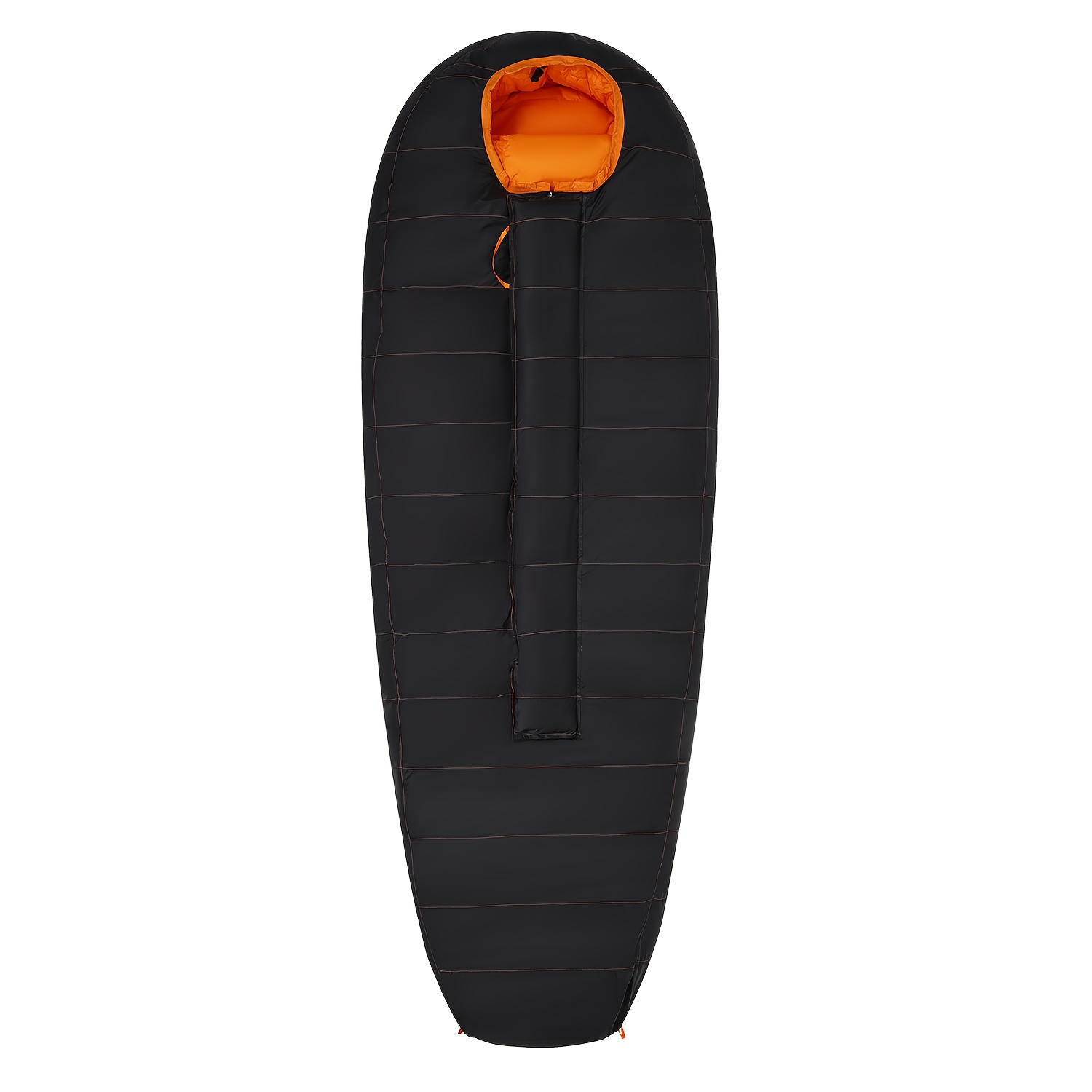 Outdoor Thickened Long Oval Sleeping Bag, YKK Zipper Prevents Jamming, Retains Warmth and Blocks Cold Air, Locks in Constant Temperature, Lightweight and Easy to Carry, Compact Size Essential for Travel - Image 2